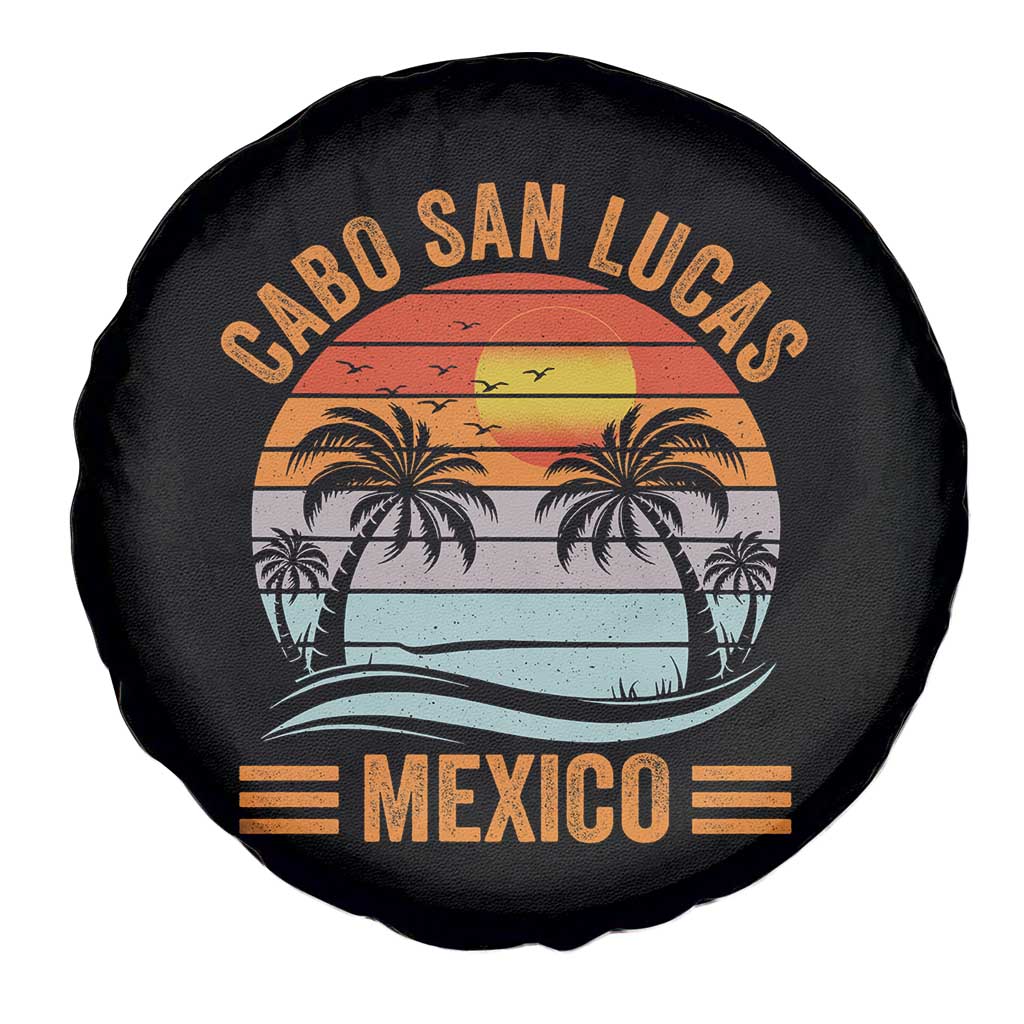 Cabo San Lucas Mexico Spare Tire Cover Beach Summer Vacation Family Trip Retro 70s - Wonder Print Shop