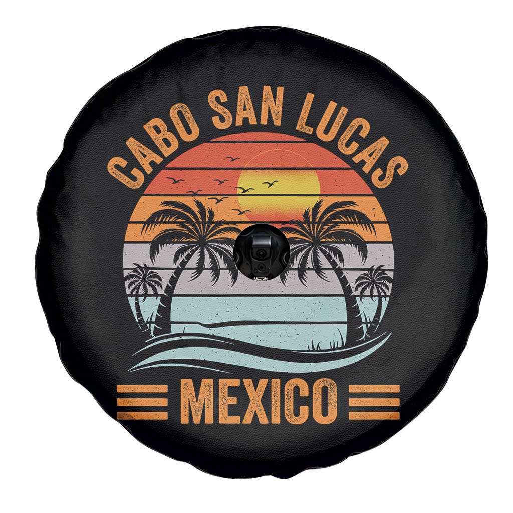 Cabo San Lucas Mexico Spare Tire Cover Beach Summer Vacation Family Trip Retro 70s - Wonder Print Shop