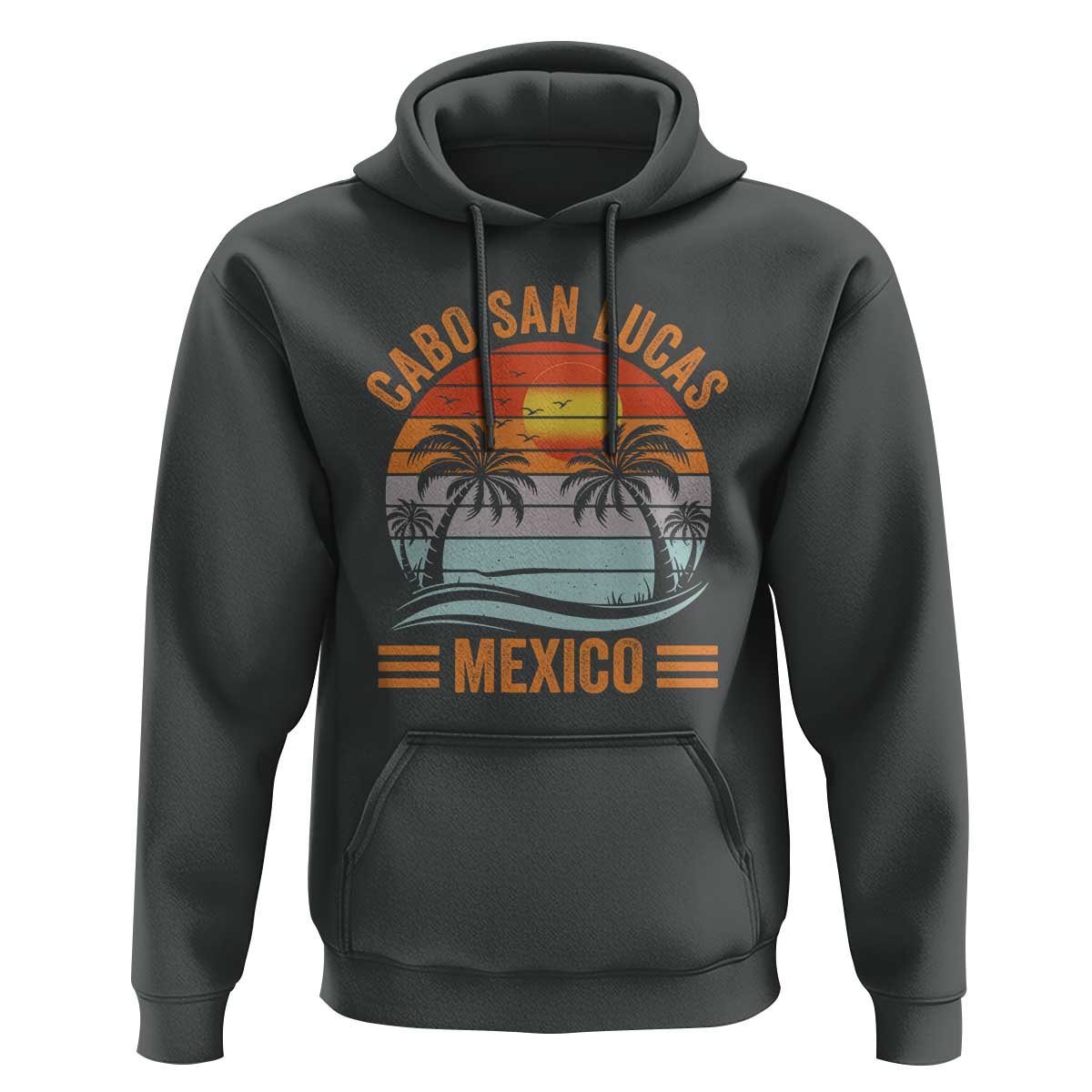 Cabo San Lucas Mexico Hoodie Beach Summer Vacation Family Trip Retro 70s - Wonder Print Shop