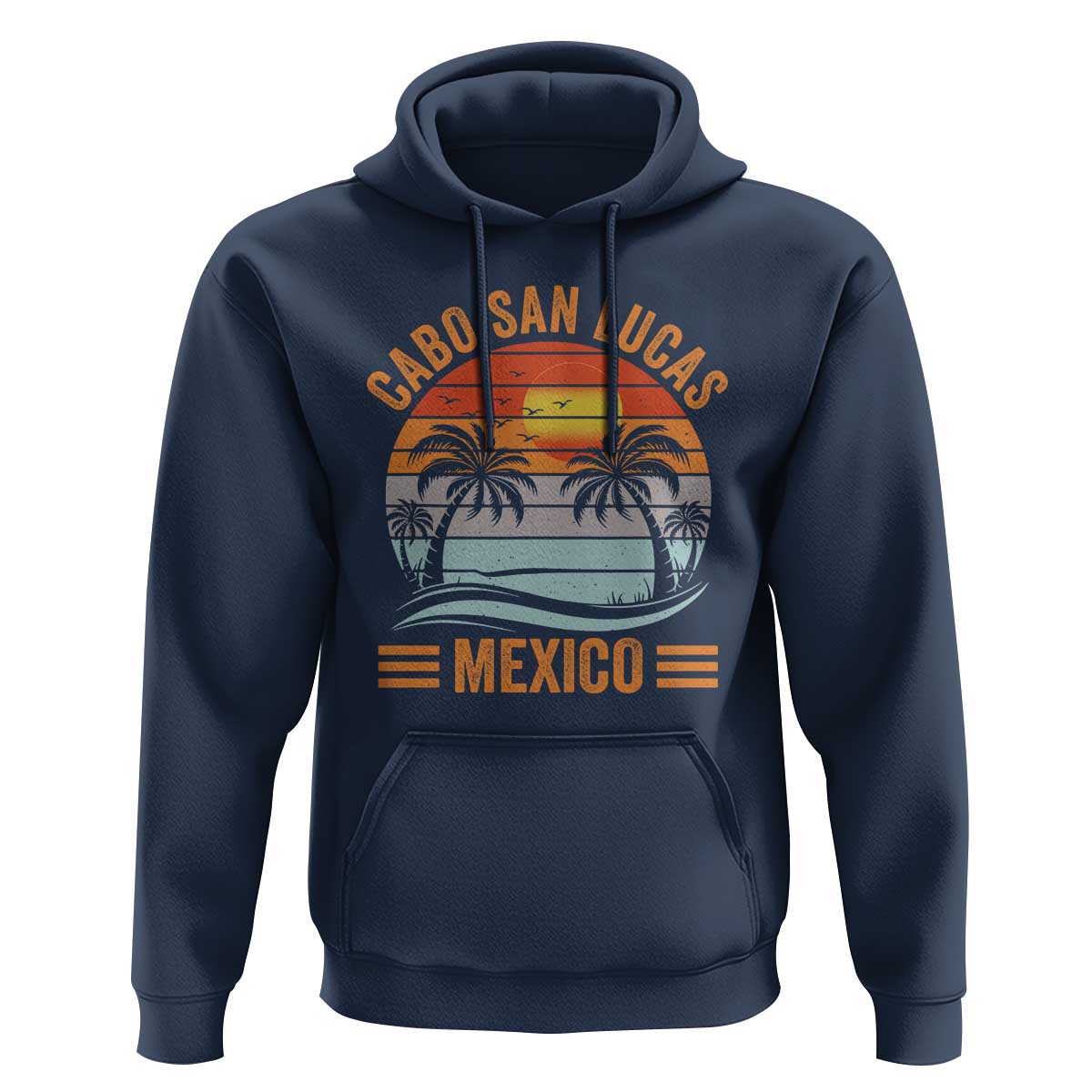 Cabo San Lucas Mexico Hoodie Beach Summer Vacation Family Trip Retro 70s - Wonder Print Shop