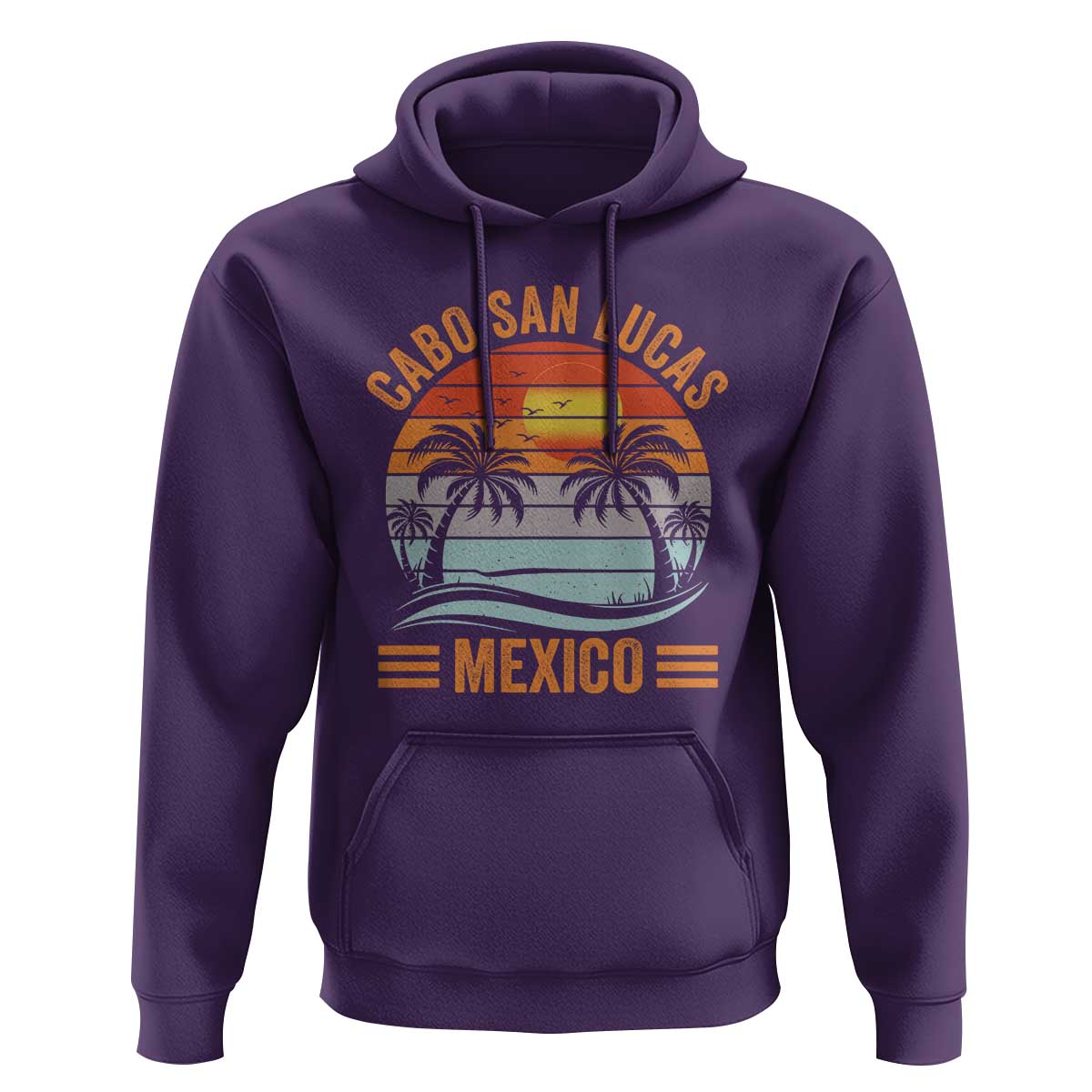 Cabo San Lucas Mexico Hoodie Beach Summer Vacation Family Trip Retro 70s - Wonder Print Shop