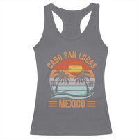 Cabo San Lucas Mexico Racerback Tank Top Beach Summer Vacation Family Trip Retro 70s - Wonder Print Shop