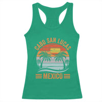 Cabo San Lucas Mexico Racerback Tank Top Beach Summer Vacation Family Trip Retro 70s - Wonder Print Shop