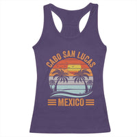 Cabo San Lucas Mexico Racerback Tank Top Beach Summer Vacation Family Trip Retro 70s - Wonder Print Shop