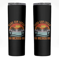 Cabo San Lucas Mexico Skinny Tumbler Beach Summer Vacation Family Trip Retro 70s - Wonder Print Shop