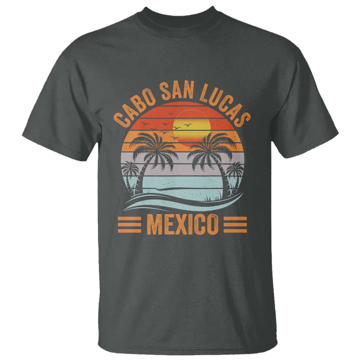 Cabo San Lucas Mexico T Shirt Beach Summer Vacation Family Trip Retro 70s - Wonder Print Shop