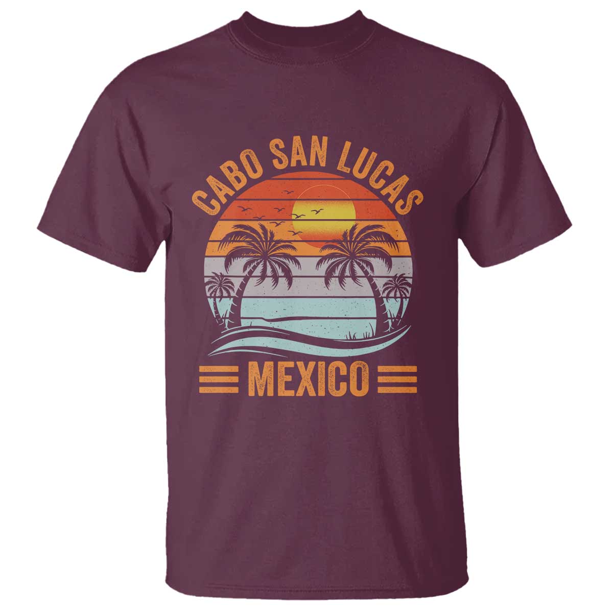 Cabo San Lucas Mexico T Shirt Beach Summer Vacation Family Trip Retro 70s - Wonder Print Shop