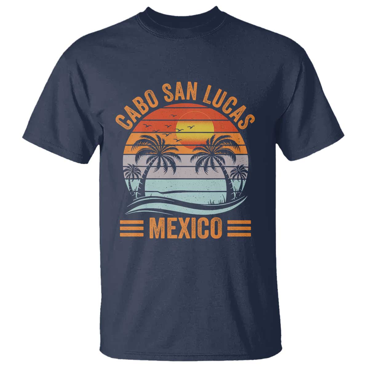 Cabo San Lucas Mexico T Shirt Beach Summer Vacation Family Trip Retro 70s - Wonder Print Shop