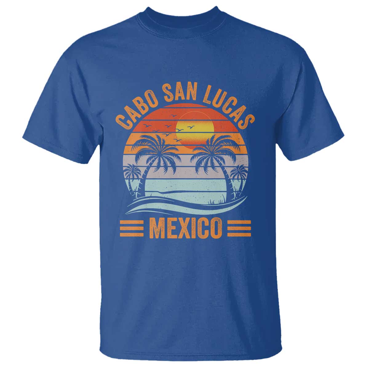 Cabo San Lucas Mexico T Shirt Beach Summer Vacation Family Trip Retro 70s - Wonder Print Shop