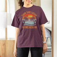 Cabo San Lucas Mexico T Shirt For Women Beach Summer Vacation Family Trip Retro 70s - Wonder Print Shop