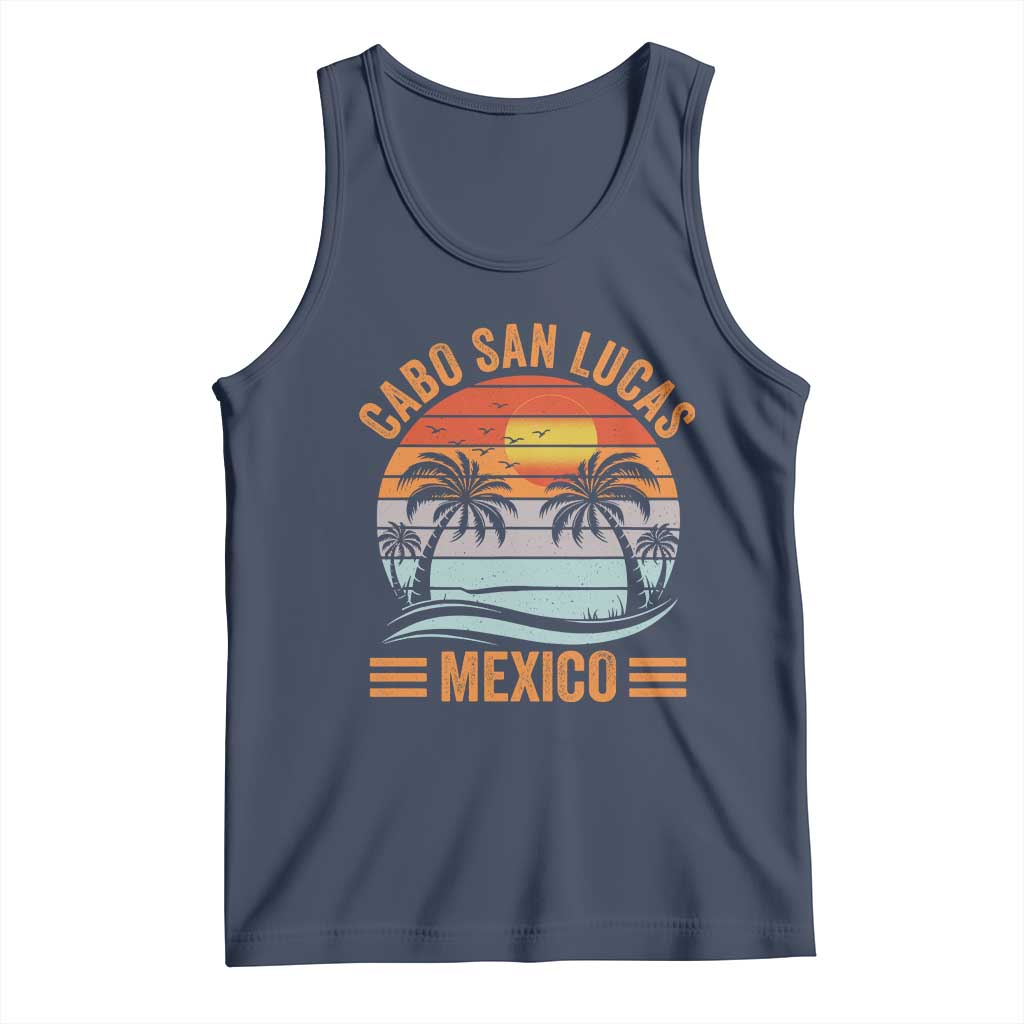 Cabo San Lucas Mexico Tank Top Beach Summer Vacation Family Trip Retro 70s - Wonder Print Shop