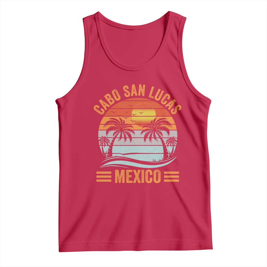 Cabo San Lucas Mexico Tank Top Beach Summer Vacation Family Trip Retro 70s - Wonder Print Shop