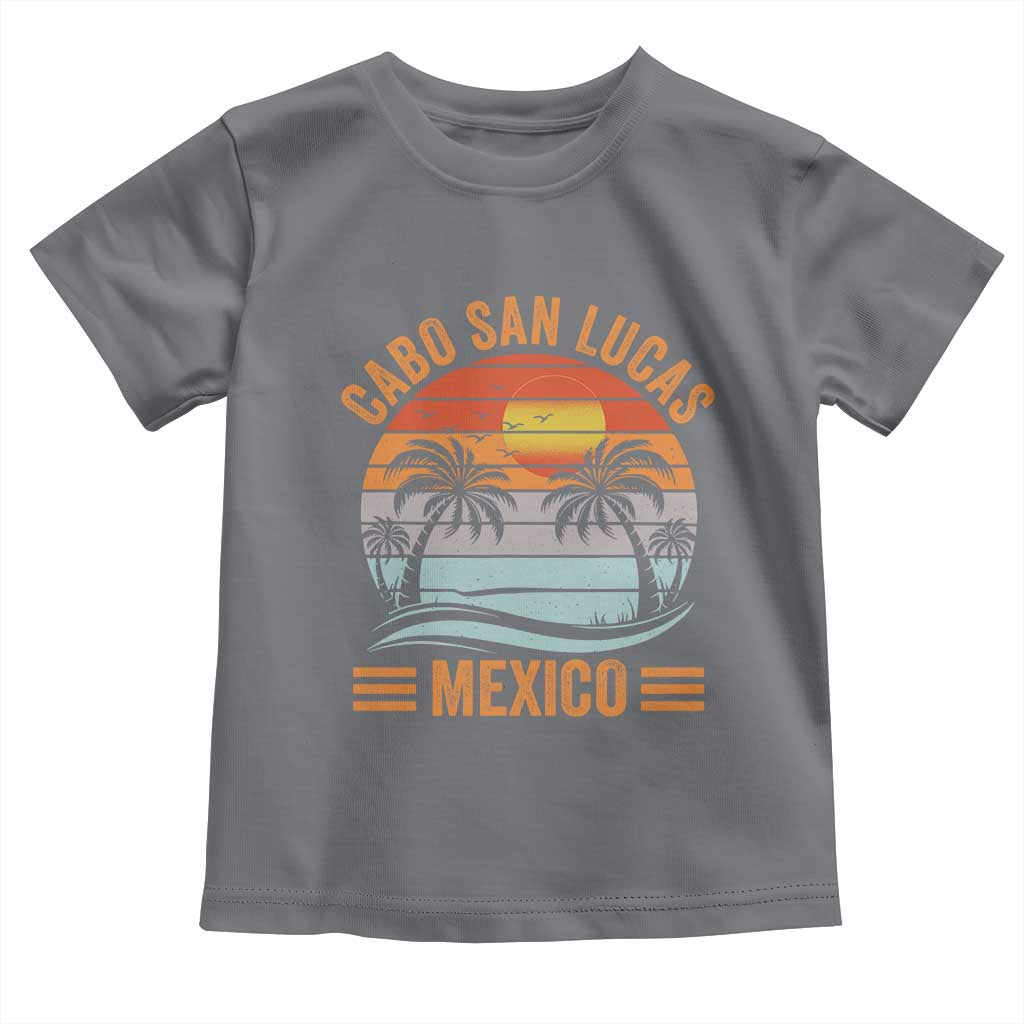 Cabo San Lucas Mexico Toddler T Shirt Beach Summer Vacation Family Trip Retro 70s - Wonder Print Shop
