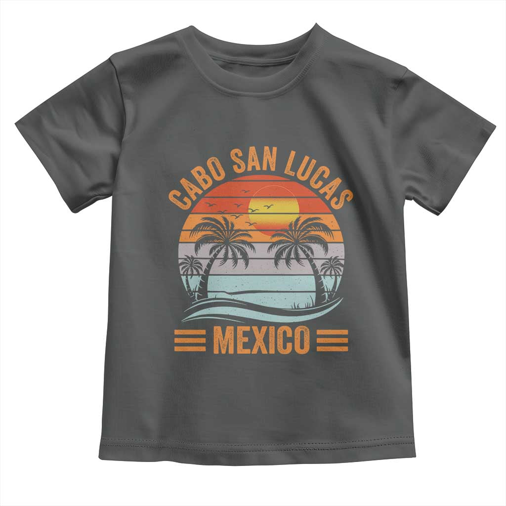 Cabo San Lucas Mexico Toddler T Shirt Beach Summer Vacation Family Trip Retro 70s - Wonder Print Shop