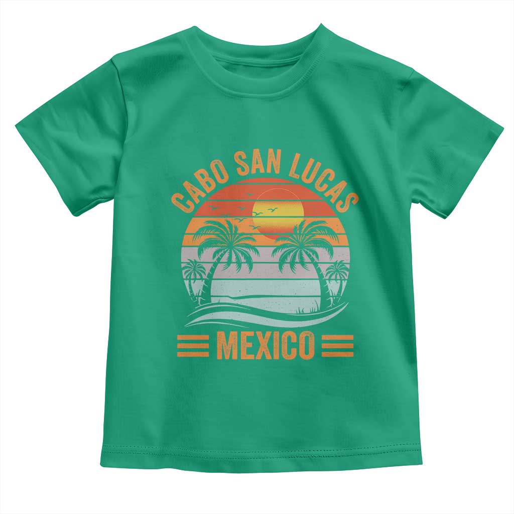Cabo San Lucas Mexico Toddler T Shirt Beach Summer Vacation Family Trip Retro 70s - Wonder Print Shop