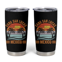 Cabo San Lucas Mexico Tumbler Cup Beach Summer Vacation Family Trip Retro 70s - Wonder Print Shop