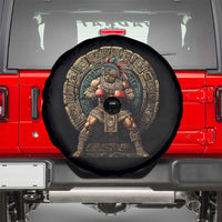 Boxing Mexico Spare Tire Cover Aztec Warrior Mexican Dad Gifts