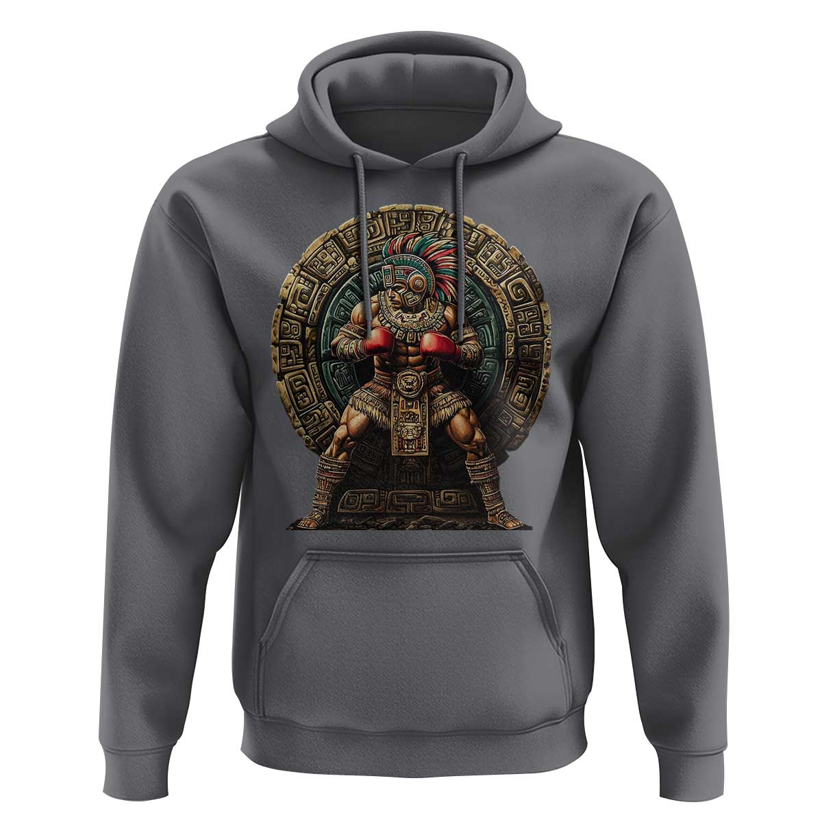 Boxing Mexico Hoodie Aztec Warrior Mexican Dad Gifts