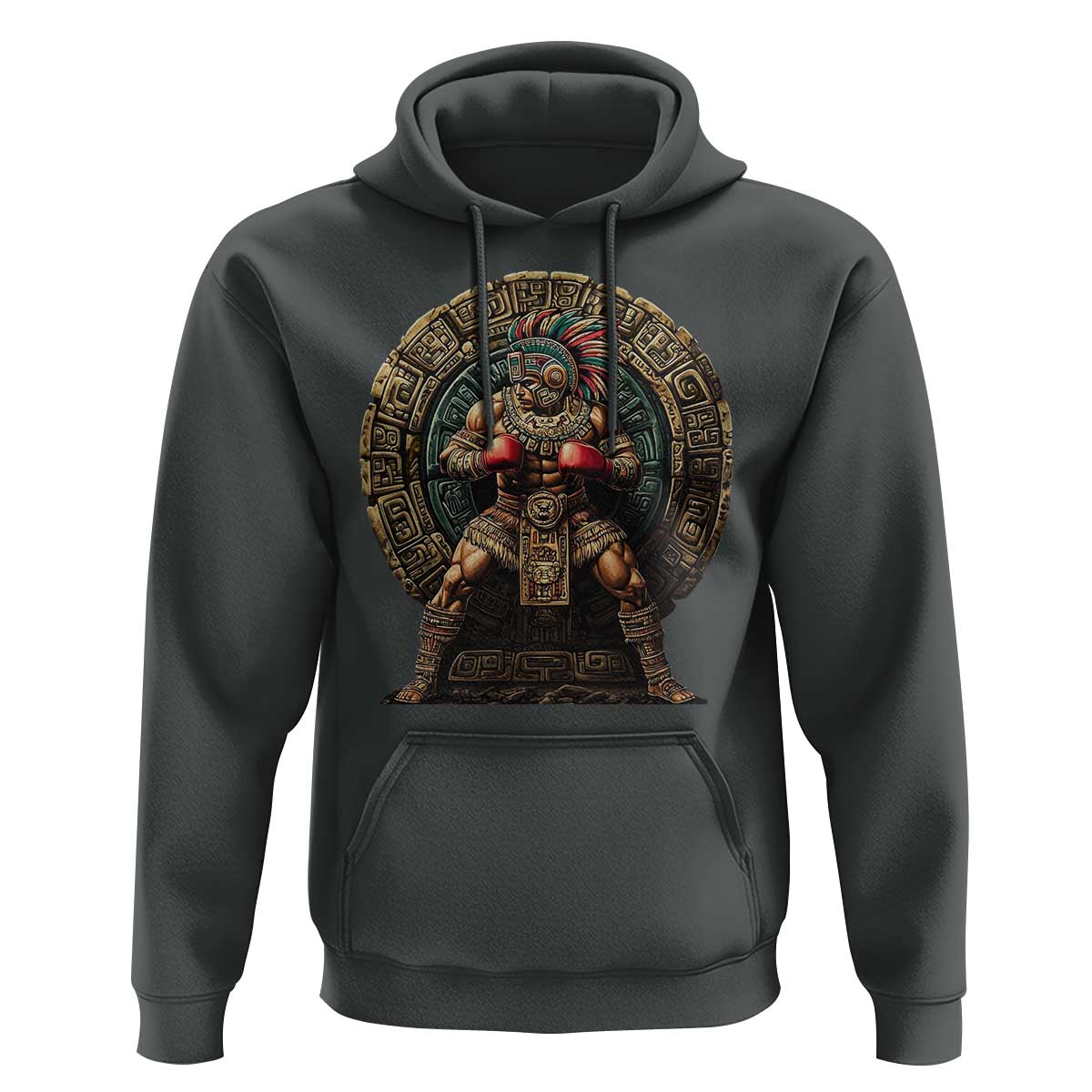 Boxing Mexico Hoodie Aztec Warrior Mexican Dad Gifts