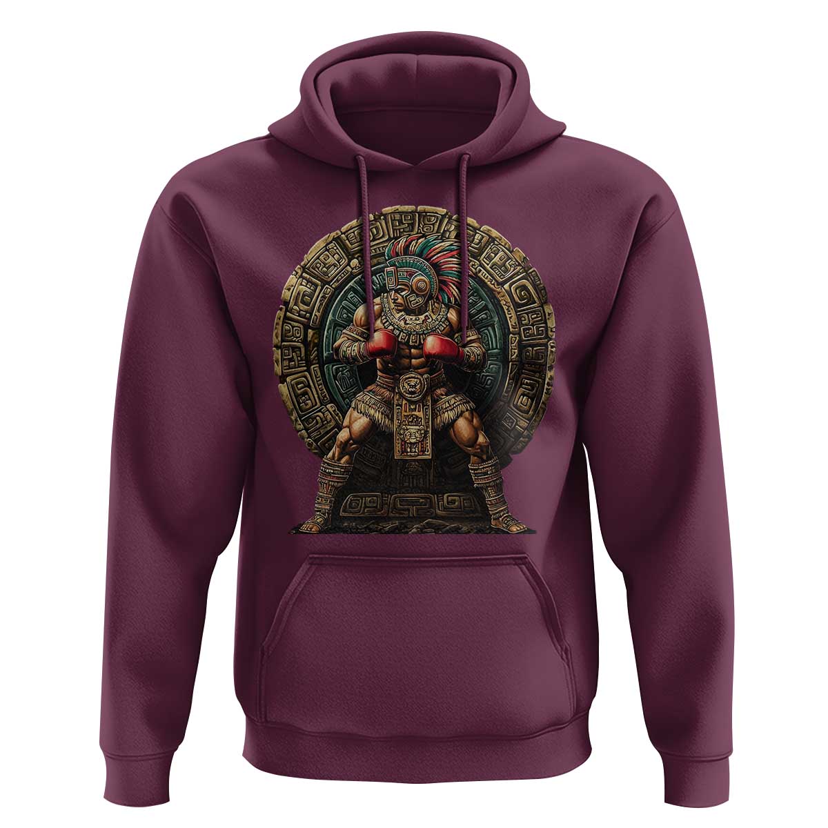 Boxing Mexico Hoodie Aztec Warrior Mexican Dad Gifts
