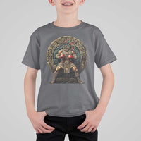 Boxing Mexico T Shirt For Kid Aztec Warrior Mexican Dad Gifts