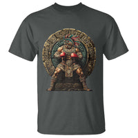Boxing Mexico T Shirt Aztec Warrior Mexican Dad Gifts