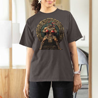 Boxing Mexico T Shirt For Women Aztec Warrior Mexican Dad Gifts
