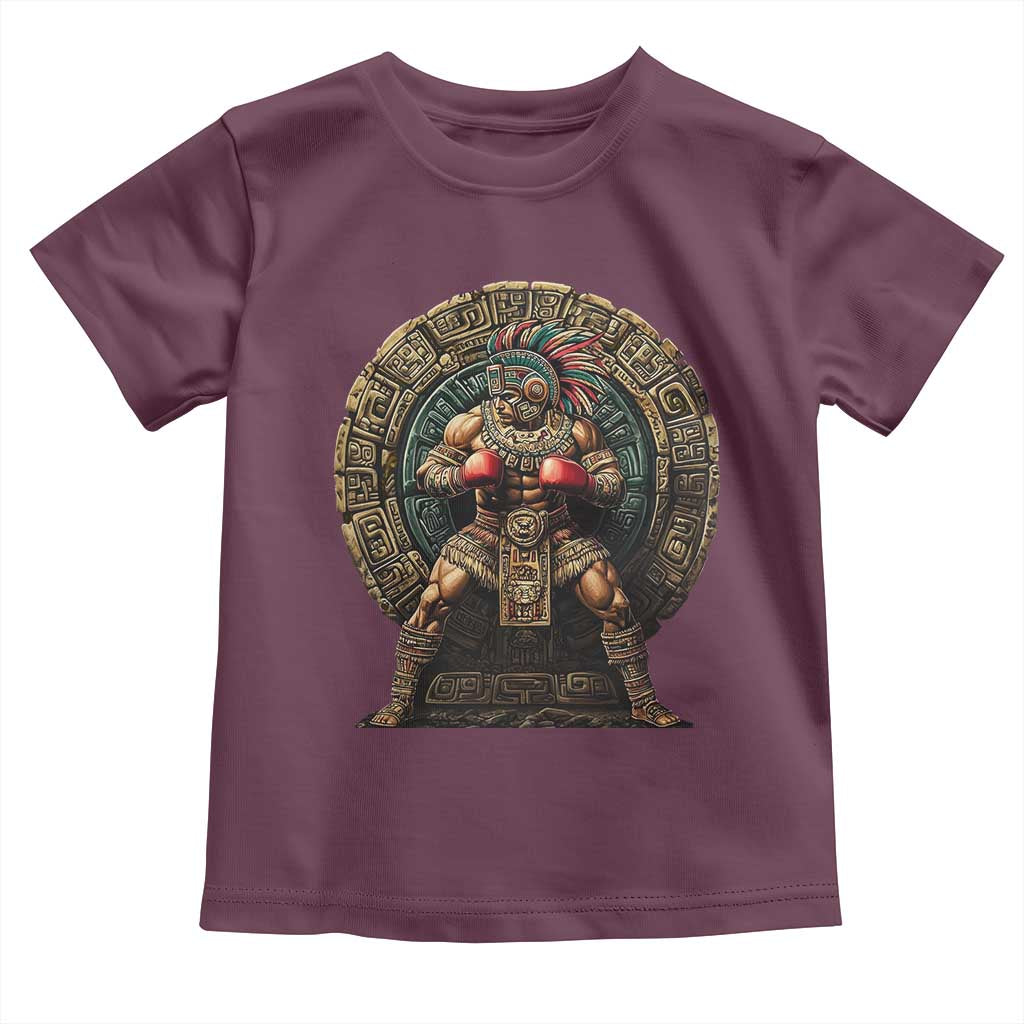 Boxing Mexico Toddler T Shirt Aztec Warrior Mexican Dad Gifts