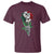 Skeleton Hand Holding Mexico Flag Rose T Shirt Dia De Los Muertos