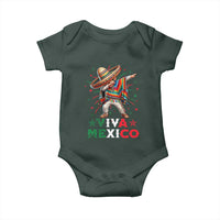 Mexican Boy Dabbing Baby Onesie Poncho Cinco de Mayo Flag Viva Mexico