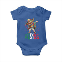 Mexican Boy Dabbing Baby Onesie Poncho Cinco de Mayo Flag Viva Mexico