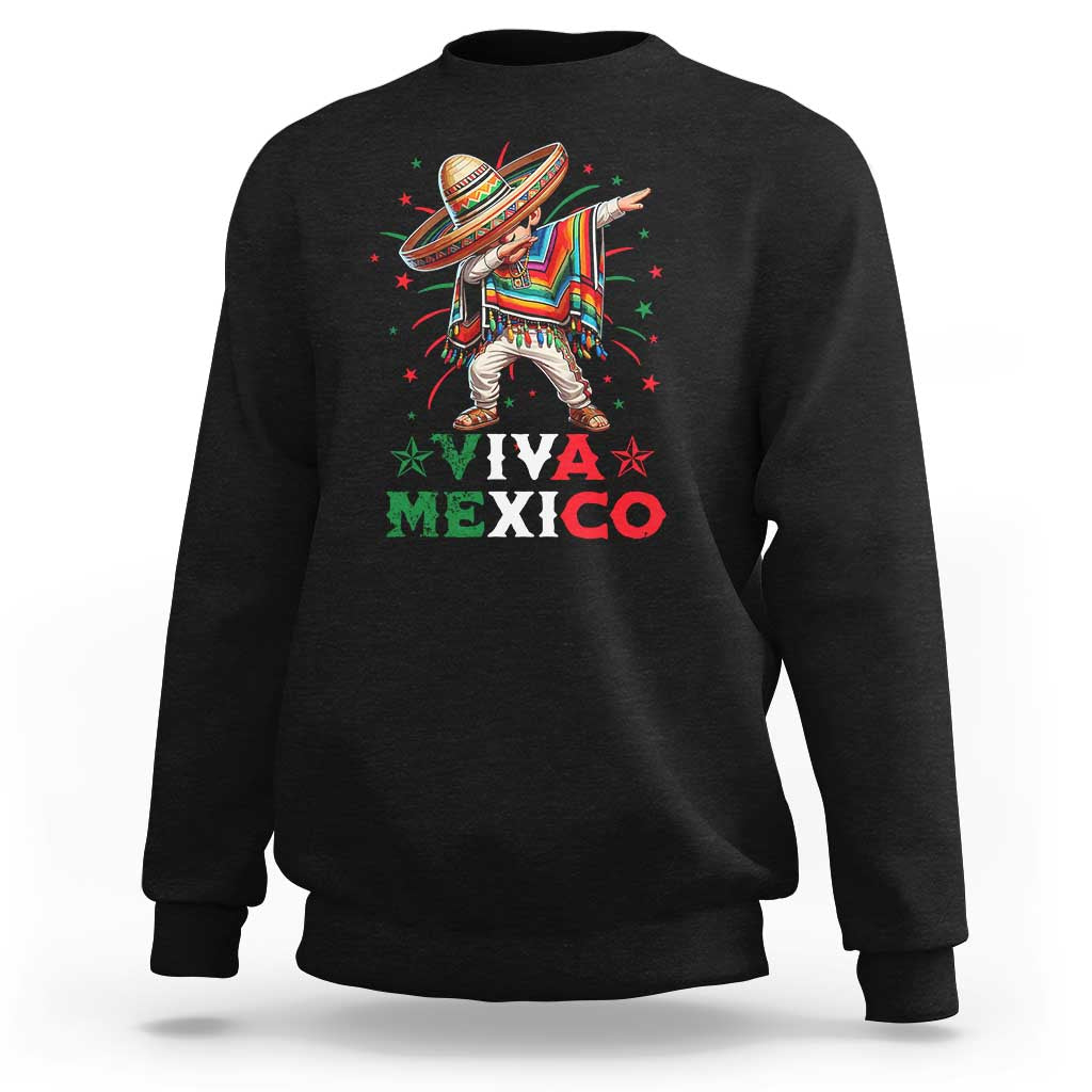 Mexican Boy Dabbing Sweatshirt Poncho Cinco de Mayo Flag Viva Mexico