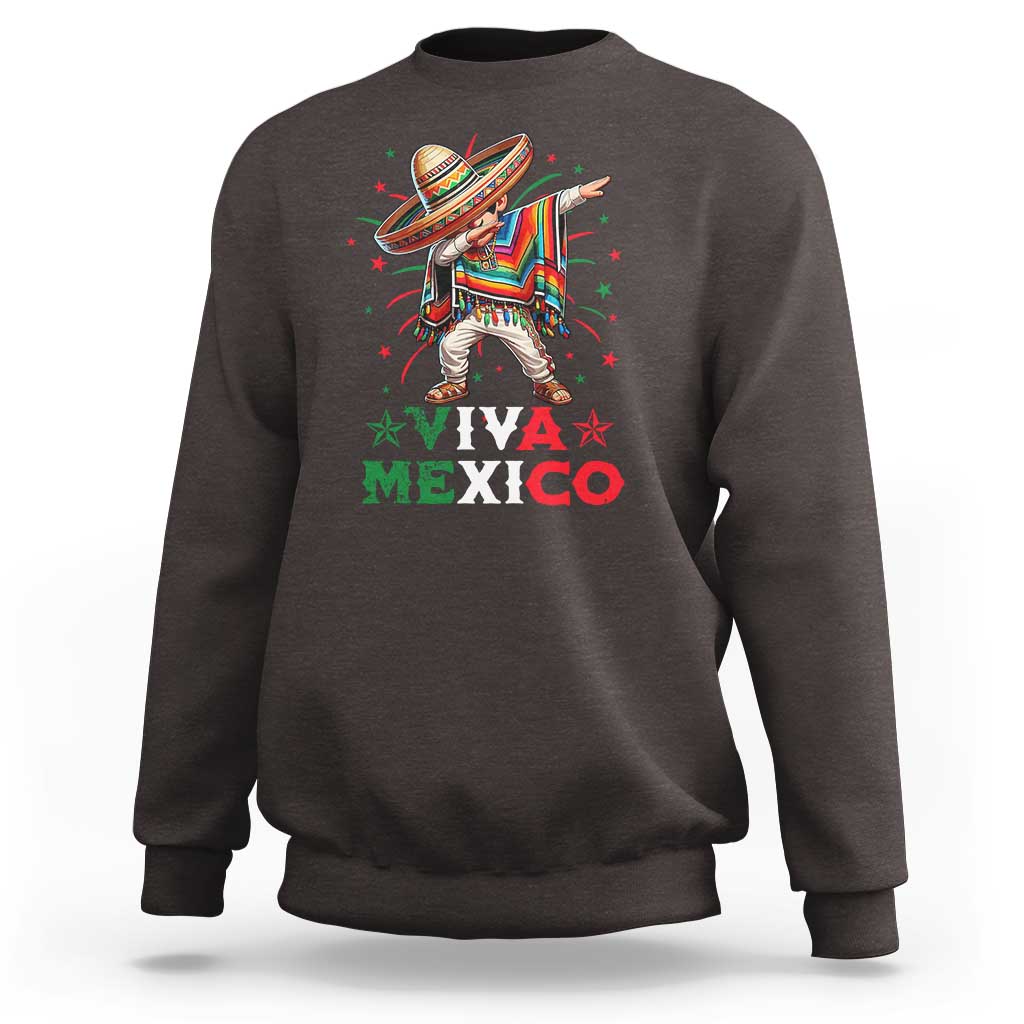Mexican Boy Dabbing Sweatshirt Poncho Cinco de Mayo Flag Viva Mexico