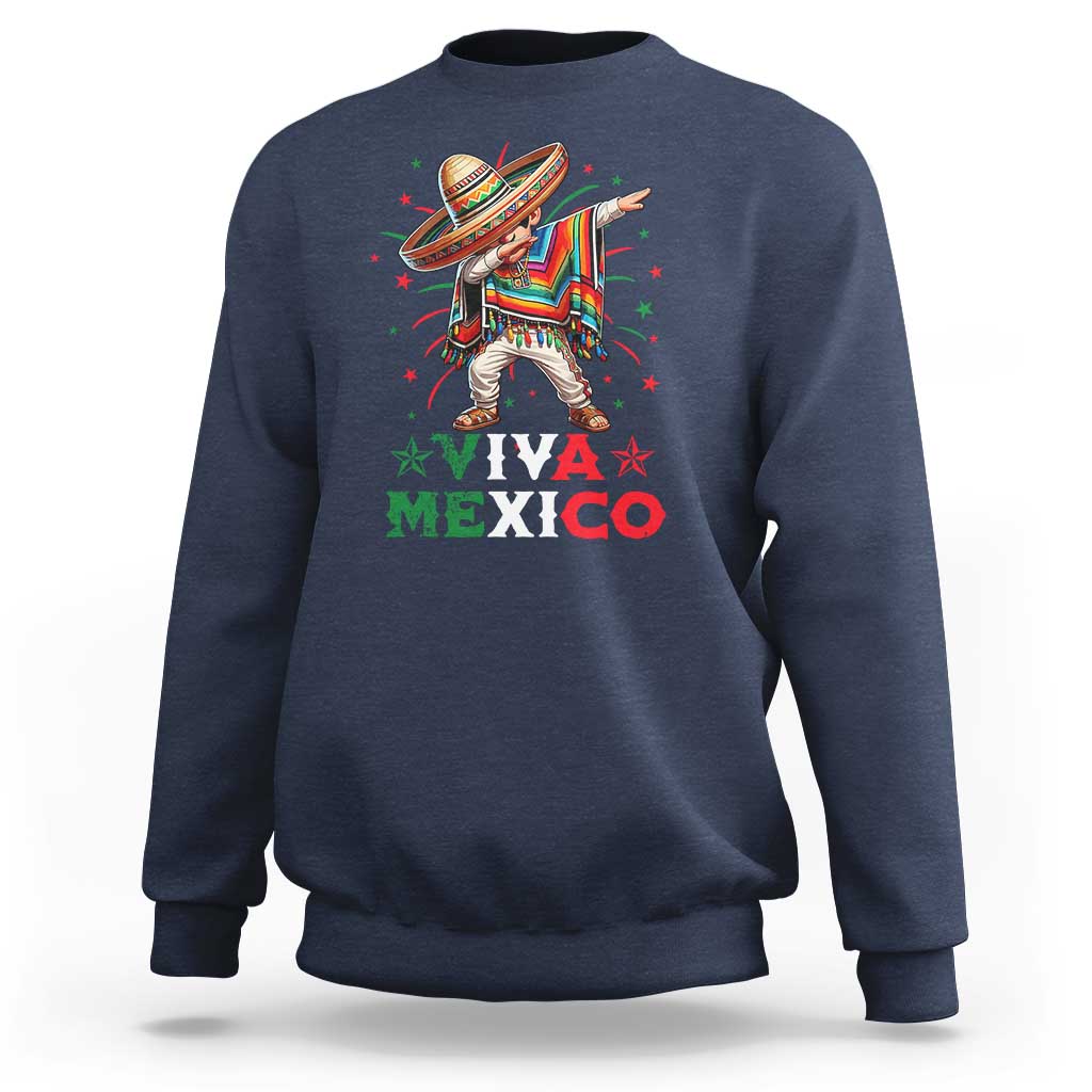 Mexican Boy Dabbing Sweatshirt Poncho Cinco de Mayo Flag Viva Mexico