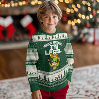 Funny Mexican Immigrant Ugly Christmas Sweater Relax Gringo Im Legal Cinco De Mayo