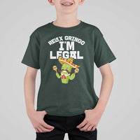 Funny Mexican Immigrant T Shirt For Kid Relax Gringo Im Legal Cinco De Mayo