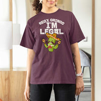 Funny Mexican Immigrant T Shirt For Women Relax Gringo Im Legal Cinco De Mayo
