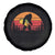 Retro Bigfoot Taco Spare Tire Cover Funny Cinco de Mayo Sasquatch Lovers