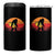 Retro Bigfoot Taco 4 in 1 Can Cooler Tumbler Funny Cinco de Mayo Sasquatch Lovers