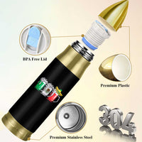 Funny Mexican Bullet Tumbler Mexico Beer Mexican Flag Sombrero Hat