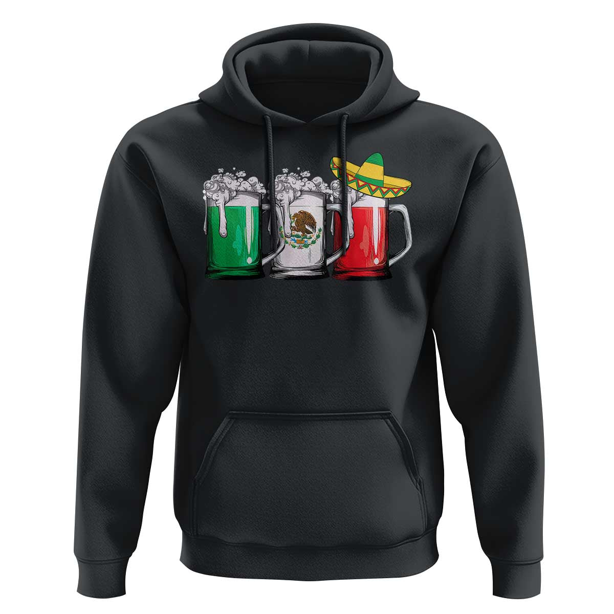 Funny Mexican Hoodie Mexico Beer Mexican Flag Sombrero Hat