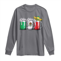 Funny Mexican Long Sleeve Shirt Mexico Beer Mexican Flag Sombrero Hat