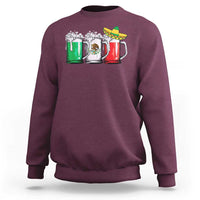 Funny Mexican Sweatshirt Mexico Beer Mexican Flag Sombrero Hat