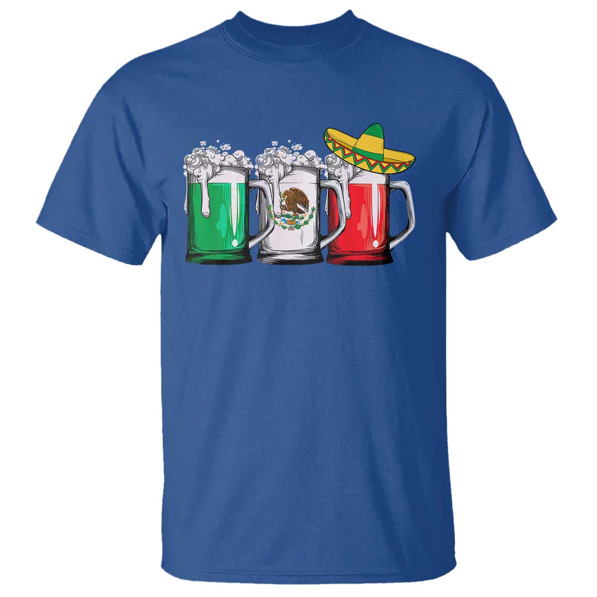 Funny Mexican T Shirt Mexico Beer Mexican Flag Sombrero Hat