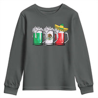 Funny Mexican Youth Sweatshirt Mexico Beer Mexican Flag Sombrero Hat