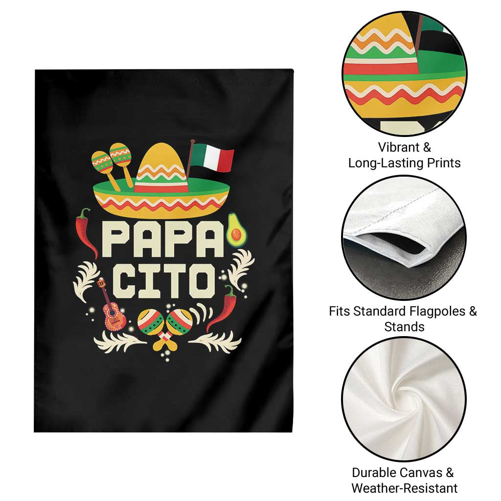 Mexican Dad Garden Flag Papa Cito Latino Fathers Day Gift Mexican Pride