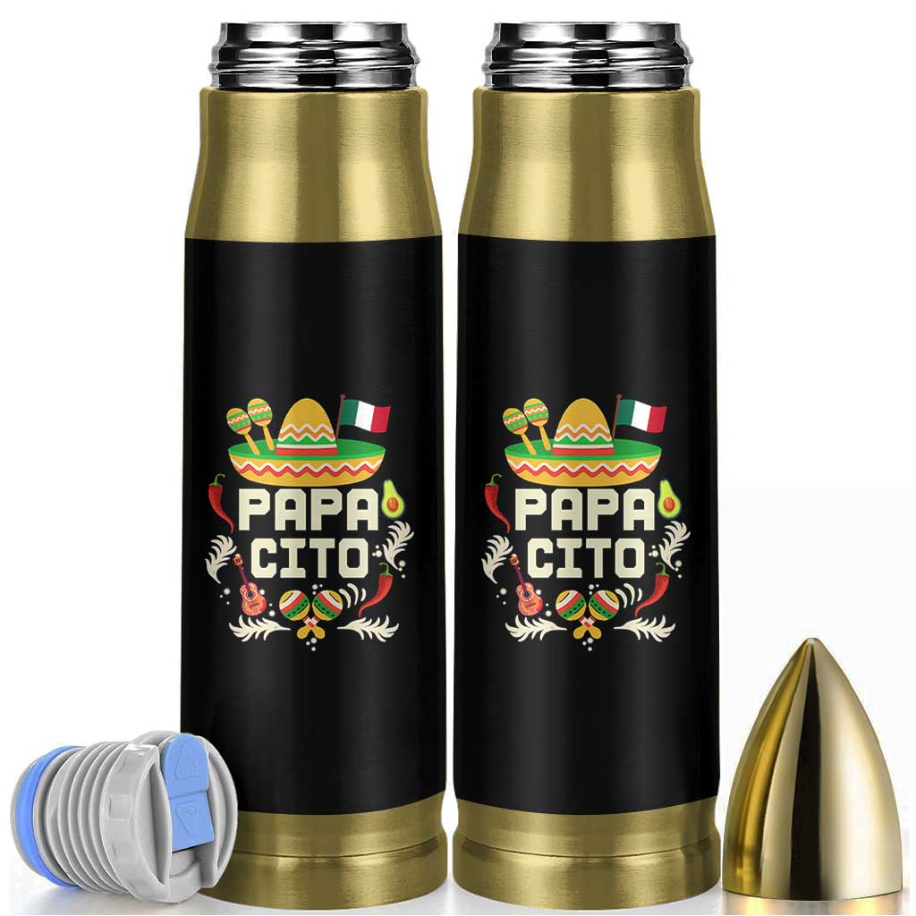Mexican Dad Bullet Tumbler Papa Cito Latino Fathers Day Gift Mexican Pride