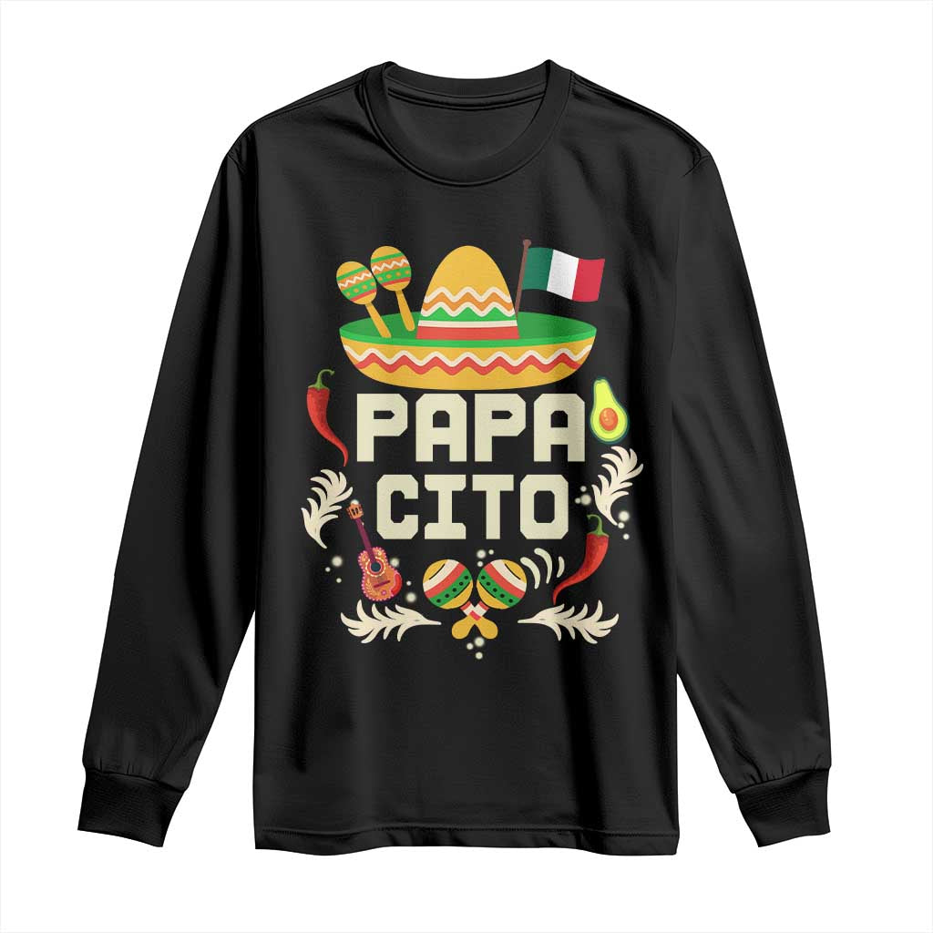 Mexican Dad Long Sleeve Shirt Papa Cito Latino Fathers Day Gift Mexican Pride