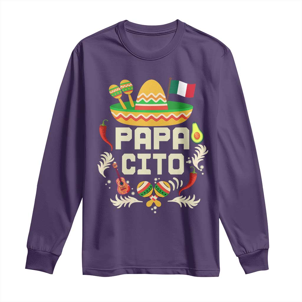 Mexican Dad Long Sleeve Shirt Papa Cito Latino Fathers Day Gift Mexican Pride