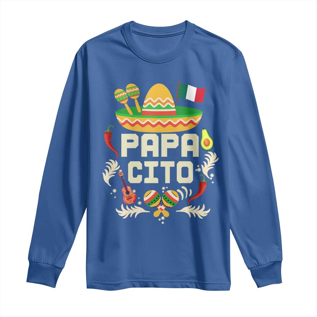Mexican Dad Long Sleeve Shirt Papa Cito Latino Fathers Day Gift Mexican Pride